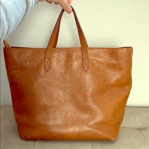 Madewell Zip-Top Transport Carryall Tote Bag